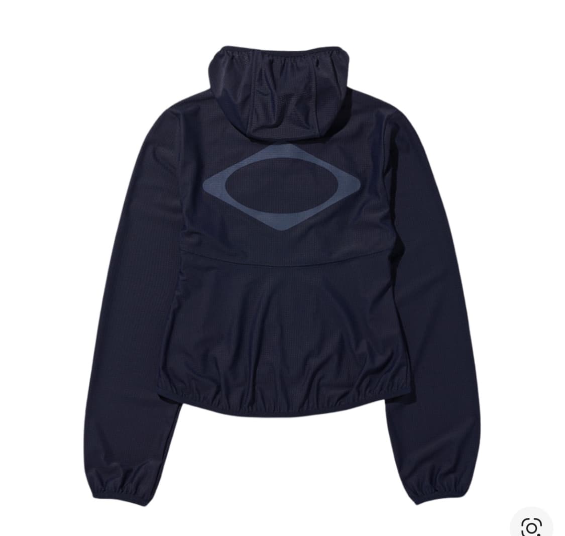 미스치프 후드 와플 집업 navy / S 상품이미지2