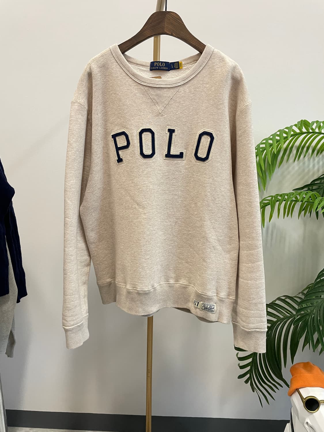 폴로 랄프로렌 로고 맨투맨(QR정품인증) 상품이미지1