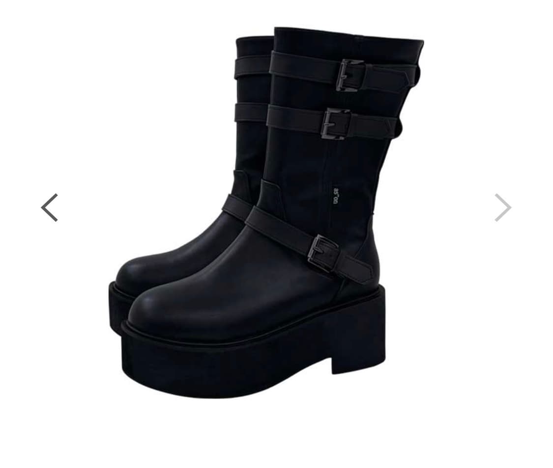 애즈온 MAYA MIDI BUCKLE BOOTS 250 상품이미지4
