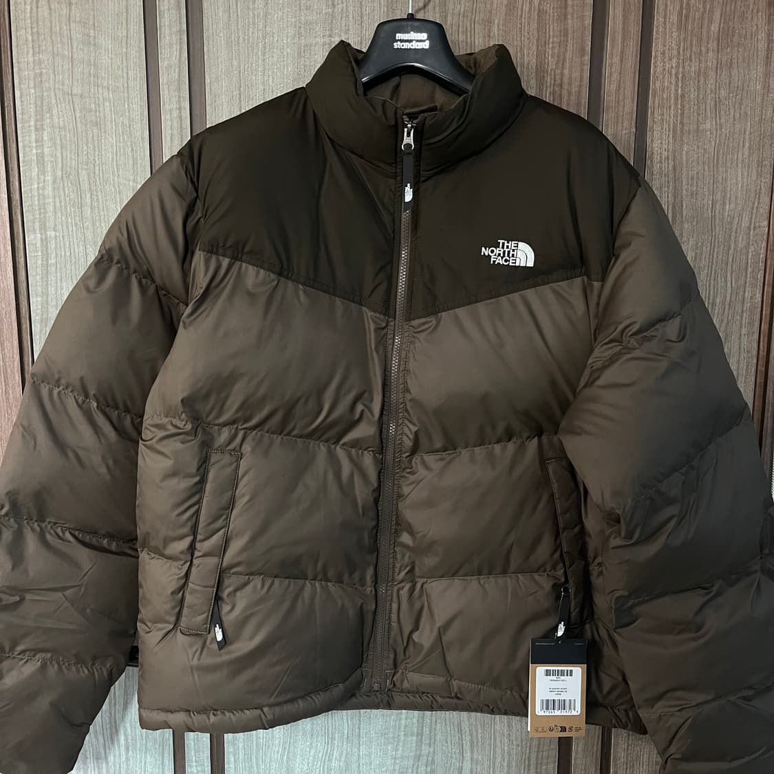 새상품(L) 노스페이스 사이쿠루 자켓 패딩 브라운 상품이미지1