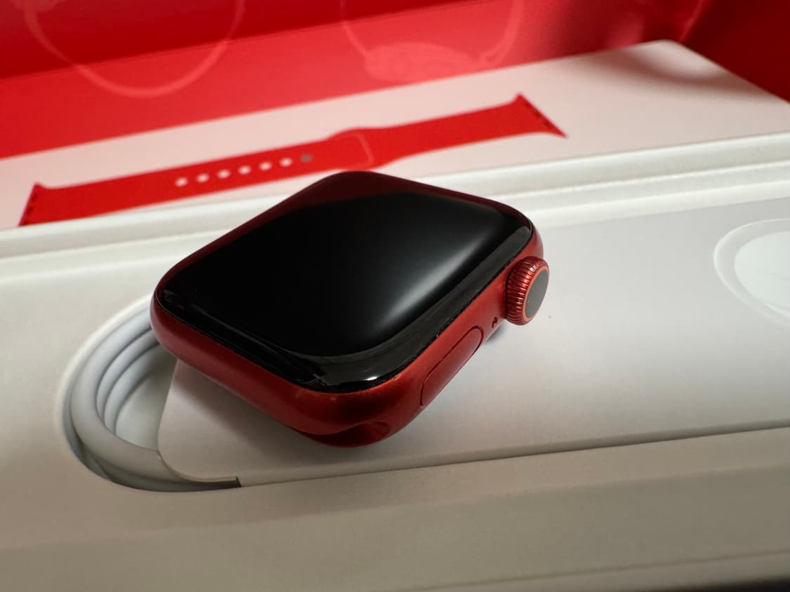 애플워치 시리즈6 40mm GPS (PRODUCT)RED 풀박스 정품 상품이미지4