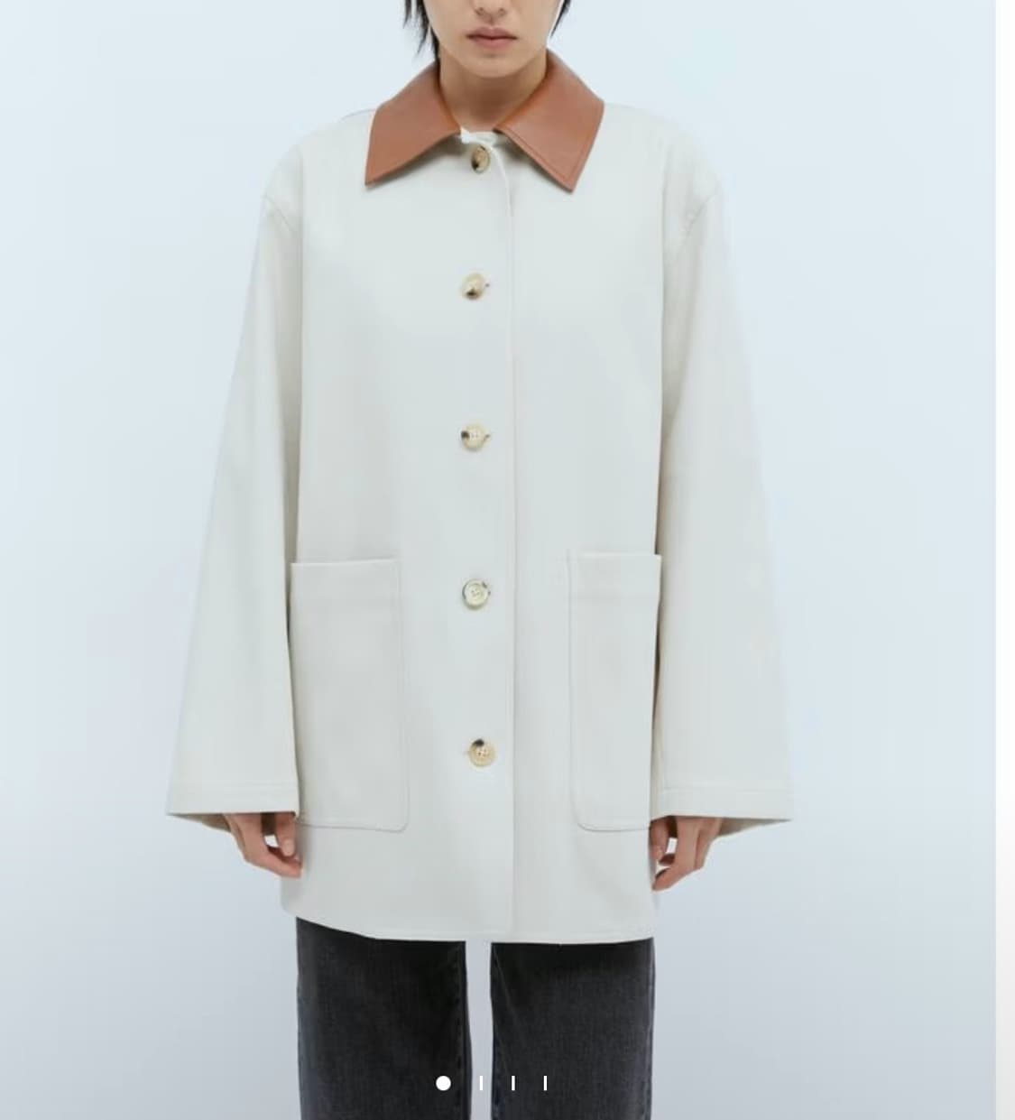 Toteme 토템 레더 카라 자켓 상품이미지9