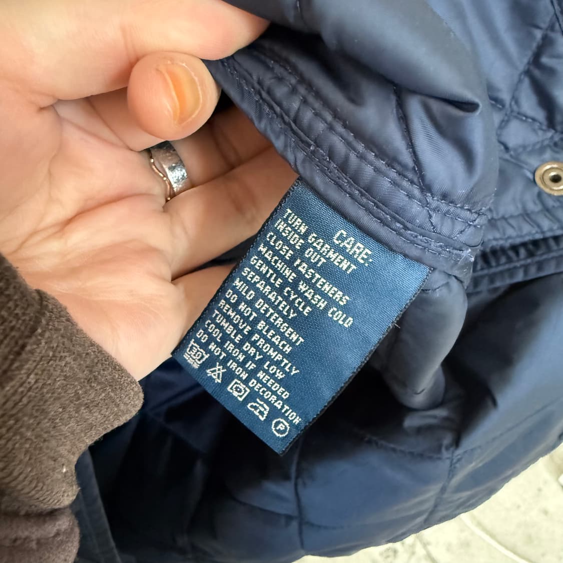 랄프로렌 퀄팅자켓M 상품이미지4