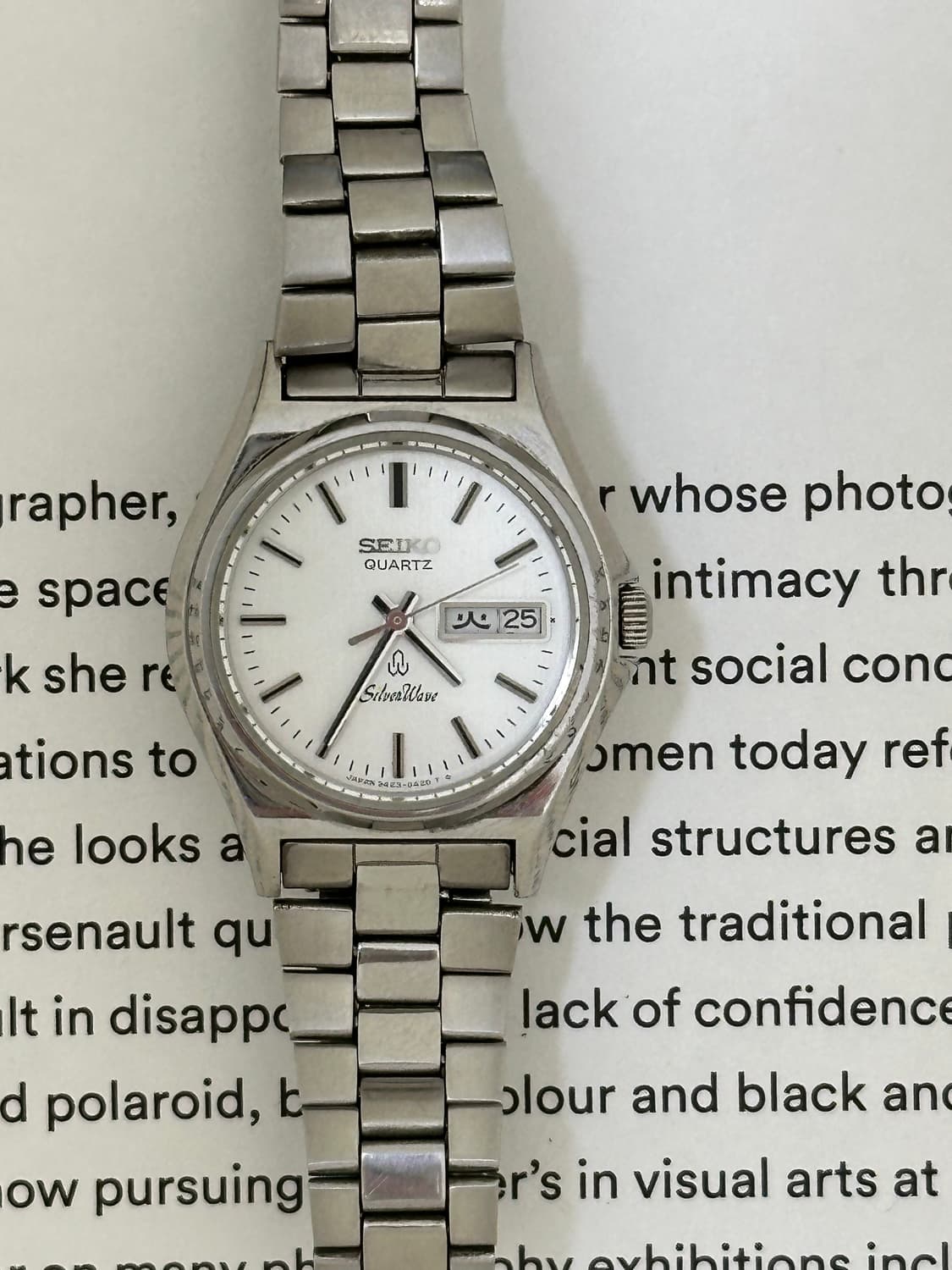 세이코 seikob silverwave 쿼츠 시계 상품이미지5