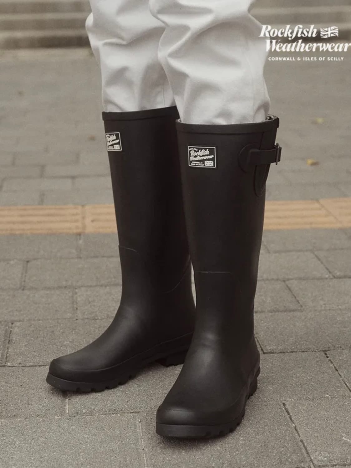 락피쉬 레인 롱 부츠 230 블랙  상품이미지1