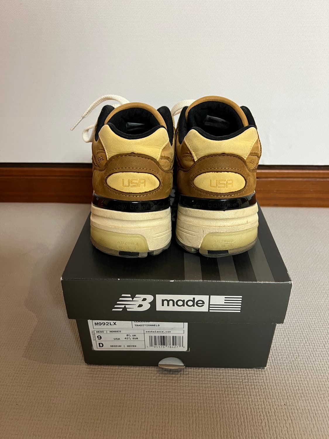 무료배송 - Made in USA 뉴발란스 992 LX 브라운된장 270 상품이미지4