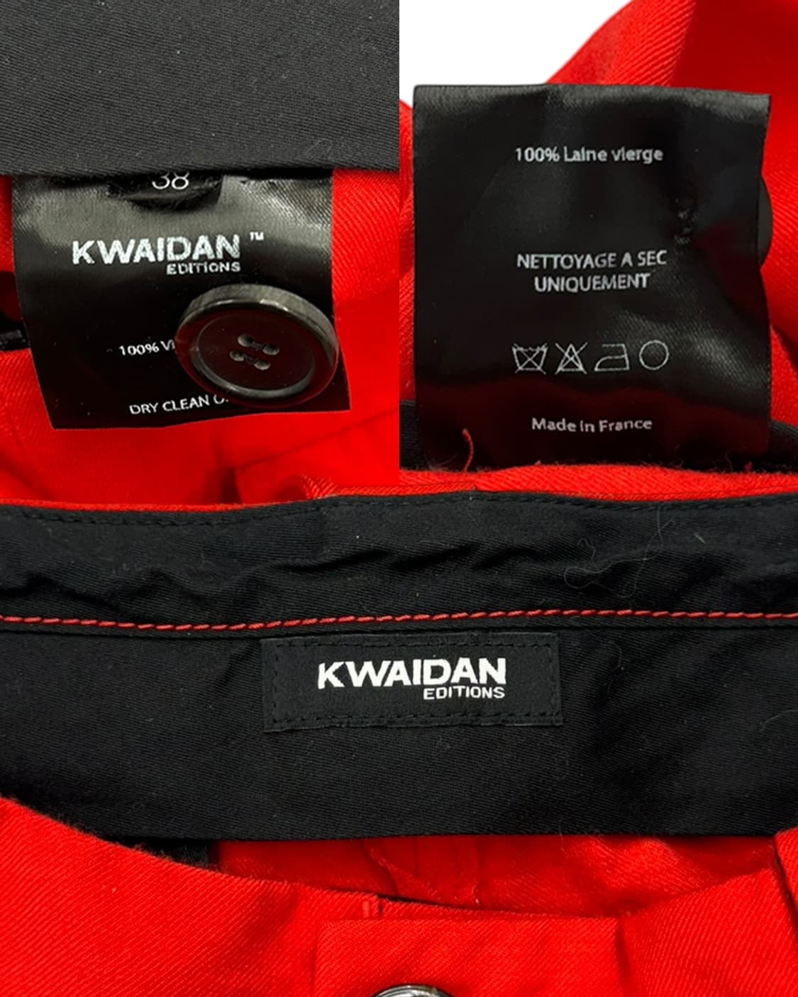 콰이단 에디션 19AW 하이 라이즈 와이드 팬츠 상품이미지10