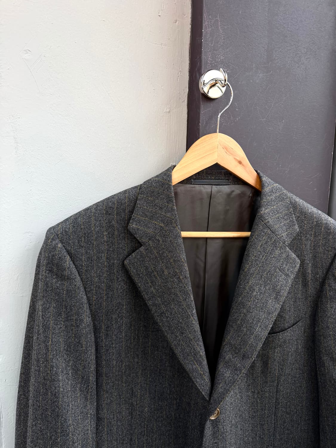 50/ 에르메네질도 제냐 3B 스트라이프 블레이저 상품이미지3