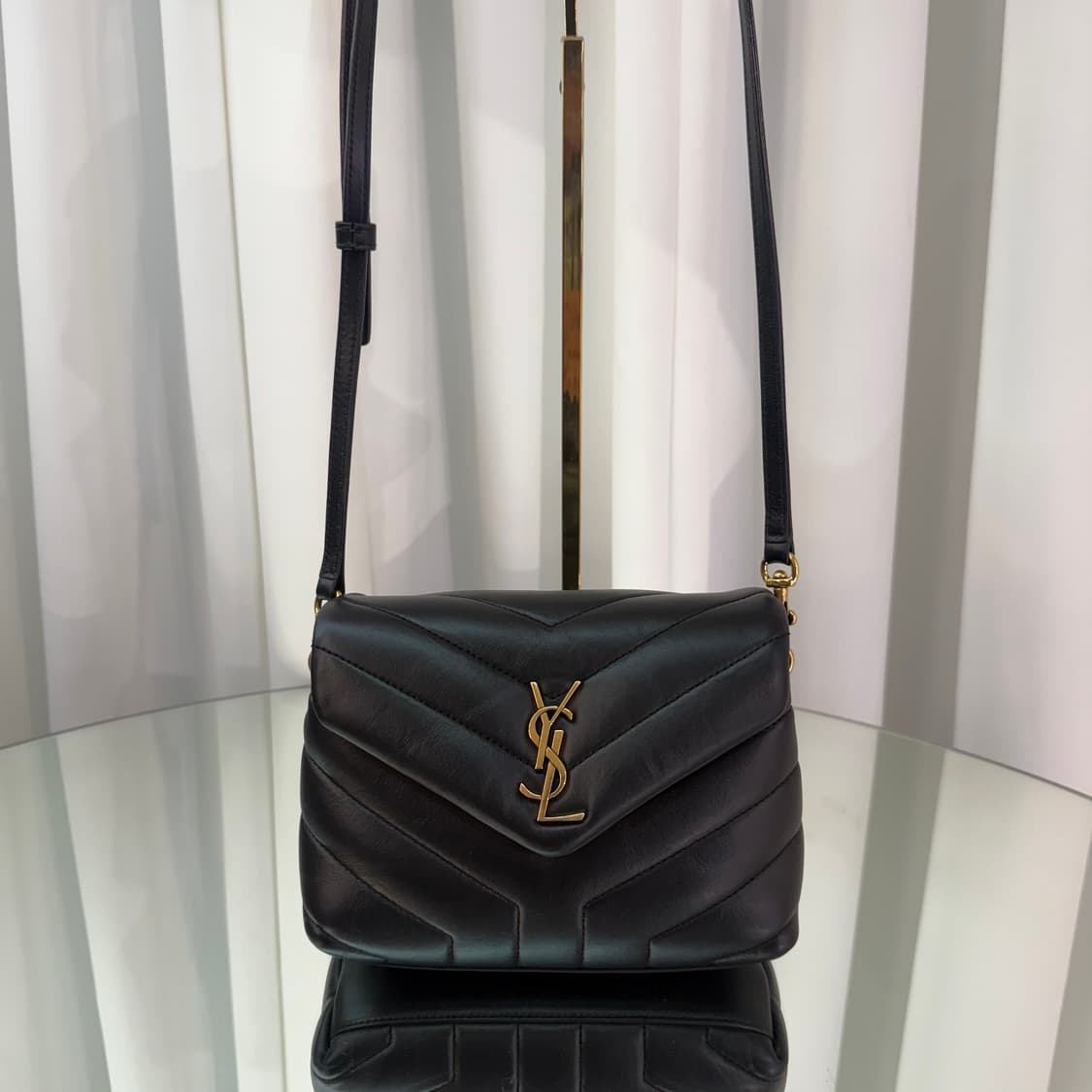 입생로랑 루루 금장 토이백 크로스백 상품이미지4