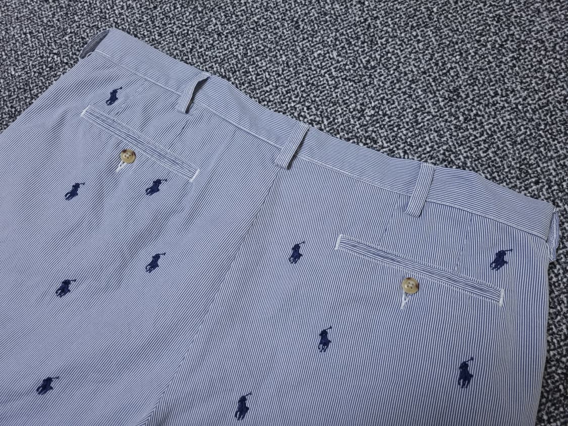 [무료배송][36]폴로 남성용 시어서커 멀티 포니 자수 반바지 상품이미지7