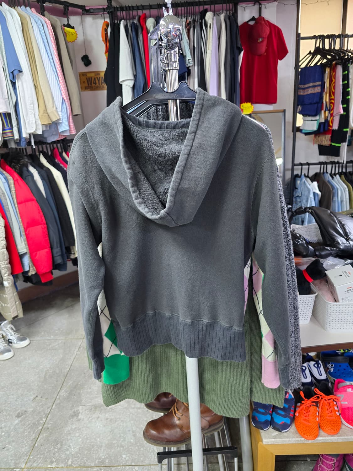 빔즈보이 후드 집업 그레이 (1428) 상품이미지2