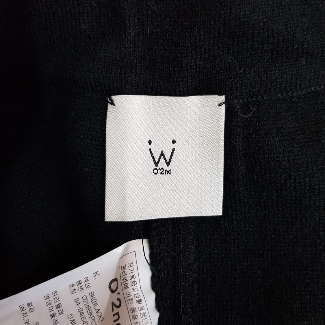 오즈세컨 O2nd 진주 버튼 디테일 니트 조거 팬츠  64-94사이즈 상품이미지6