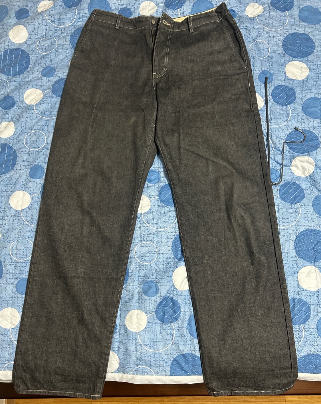 포터리 원워시드 와이드 팬츠 그레이 3size 상품이미지1