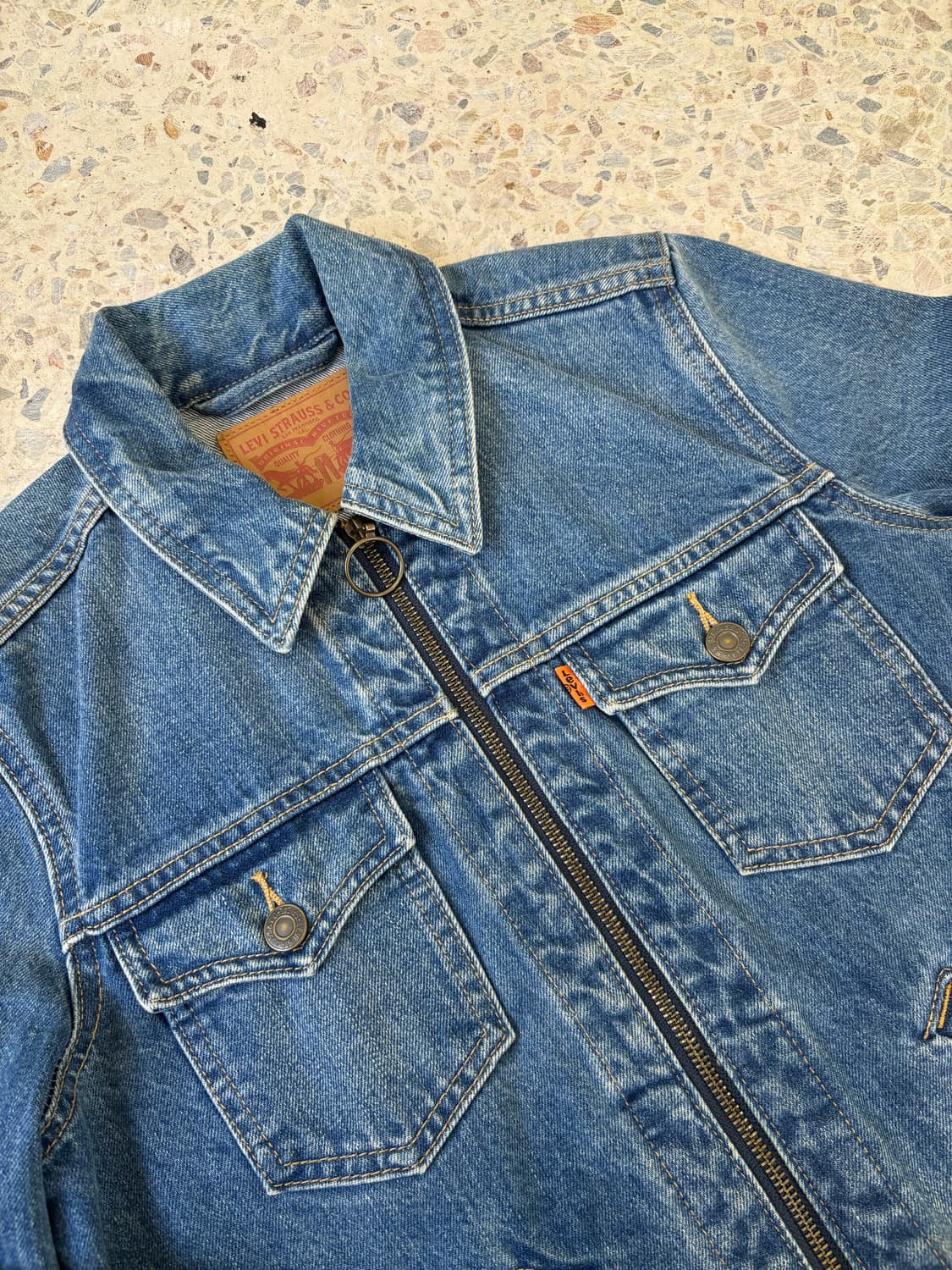 리바이스 오렌지탭 집업 트러커 데님자켓 상품이미지9