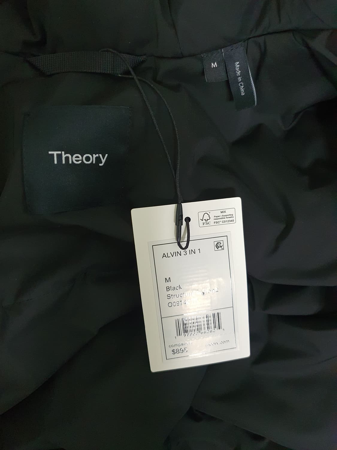 (새상품) 띠어리 알빈 나일론 3 in 1 파카 패딩 자켓 코트 상품이미지4