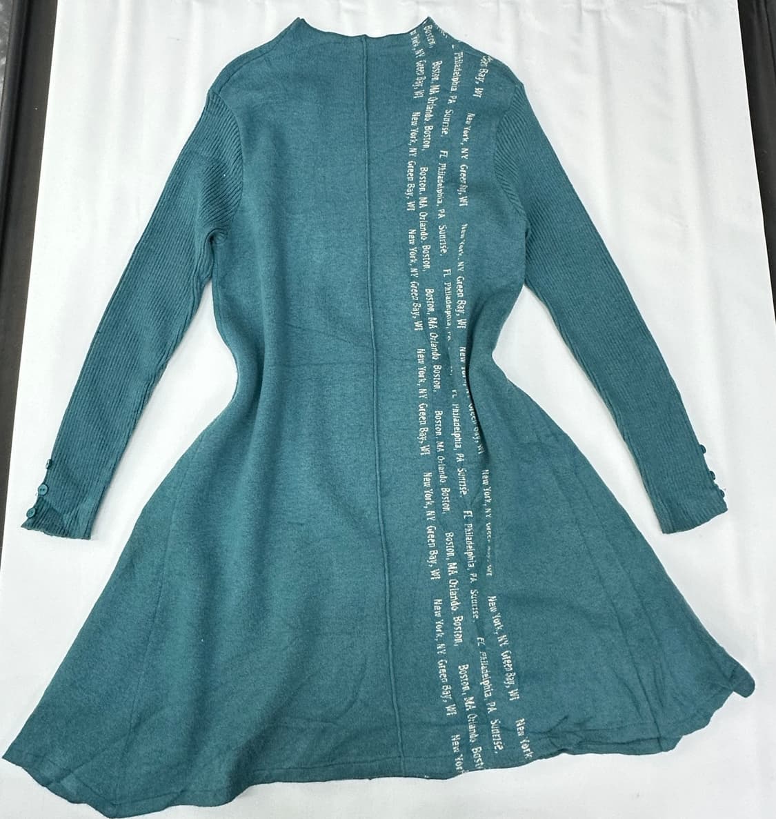 🌵민트맛 니트 레터링 원피스 🌵 하구미 에스닉 히피 보헤미안 빈티지 상품이미지2