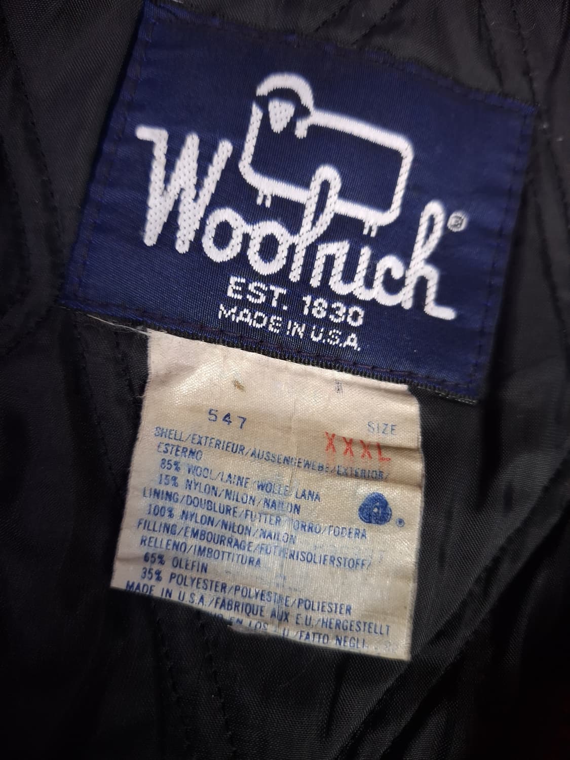 오리지날 80's 미국제조 울리치 울 버팔로체크 자켓 상품이미지2