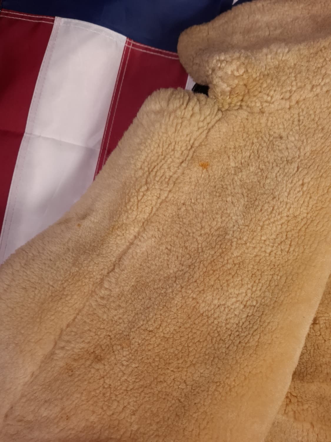 90's 국내산 미공군 B-3 TYPE 리얼레더 항공폭격기 무스탕 상품이미지7