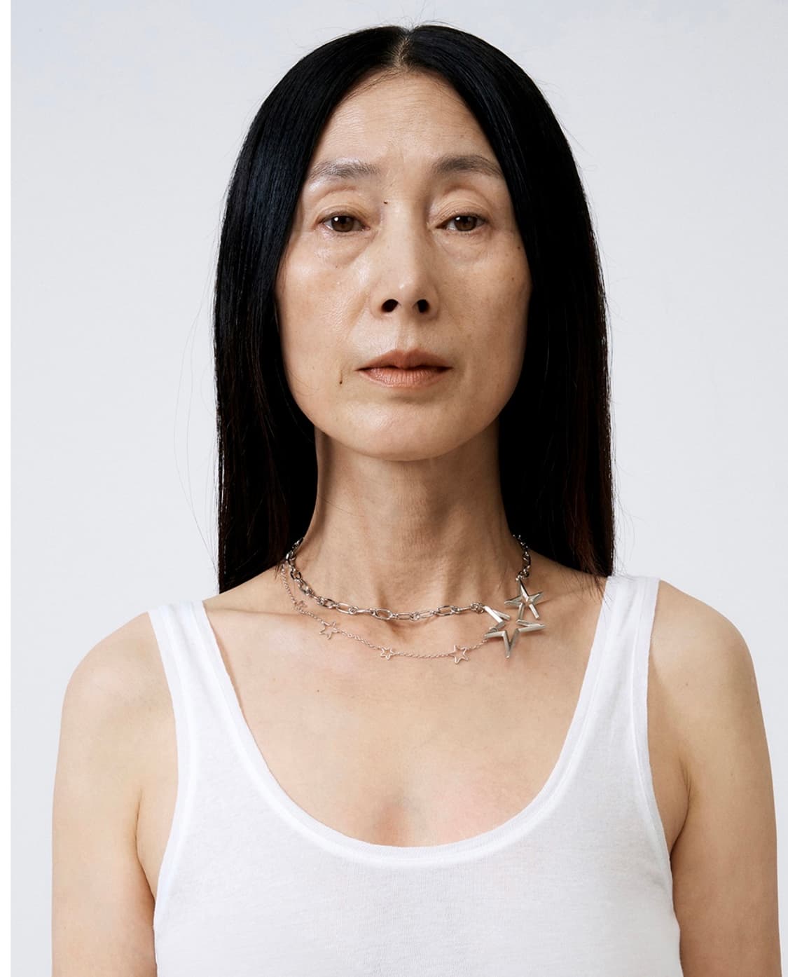 RURU 루루 DOUBLE STAR NECKLACE SILVER 상품이미지1