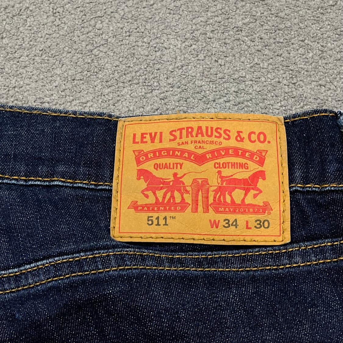 34 리바이스 511 워시드데님 팬츠 상품이미지8