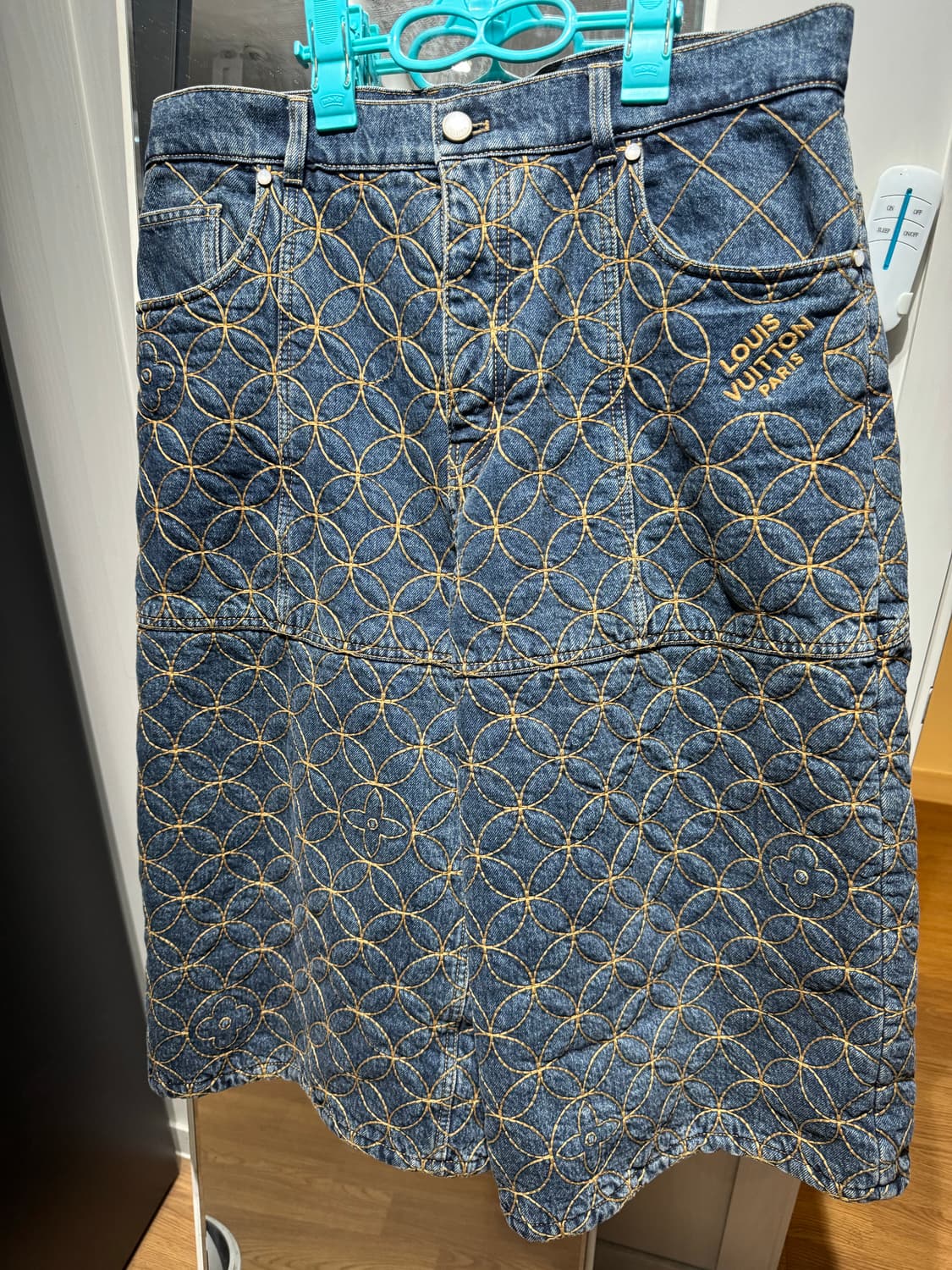 루이비통 엠브로이더드 데님팬츠 32 상품이미지2