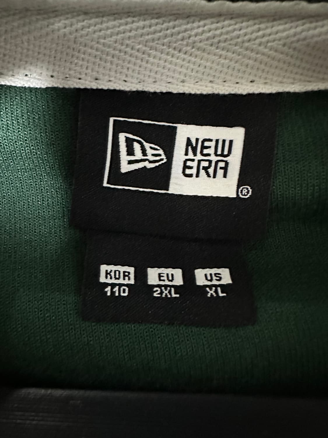 뉴에라 럭비티 그린 색상 2XL 상품이미지3