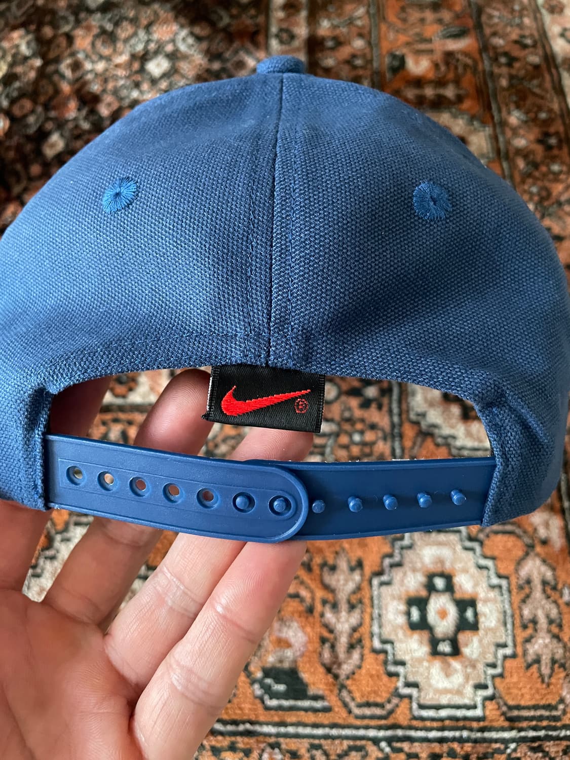 90s nike canvas vintage cap(데드스탁) 상품이미지4