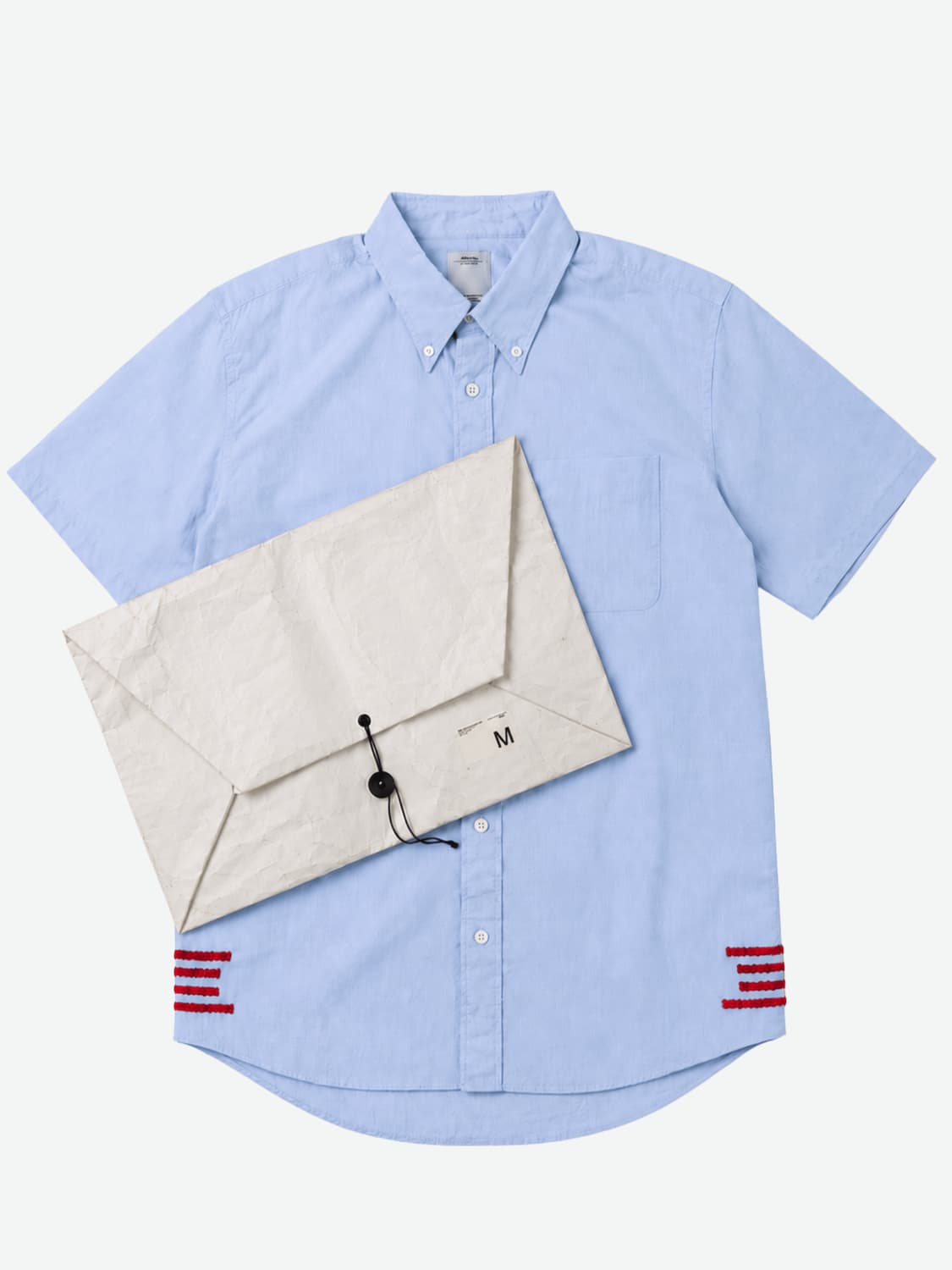Visvim 레드 스티치 버튼 다운 셔츠 상품이미지2