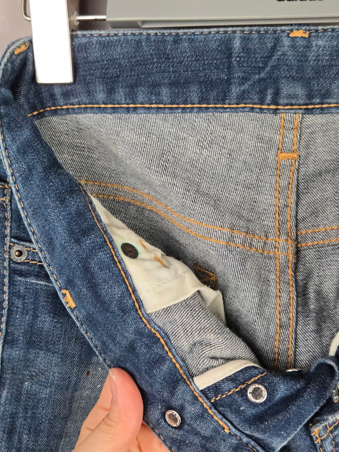 [무료배송]디스퀘어드2 여성 36 스판 밑단 지퍼 스키니 청바지 정품 상품이미지9