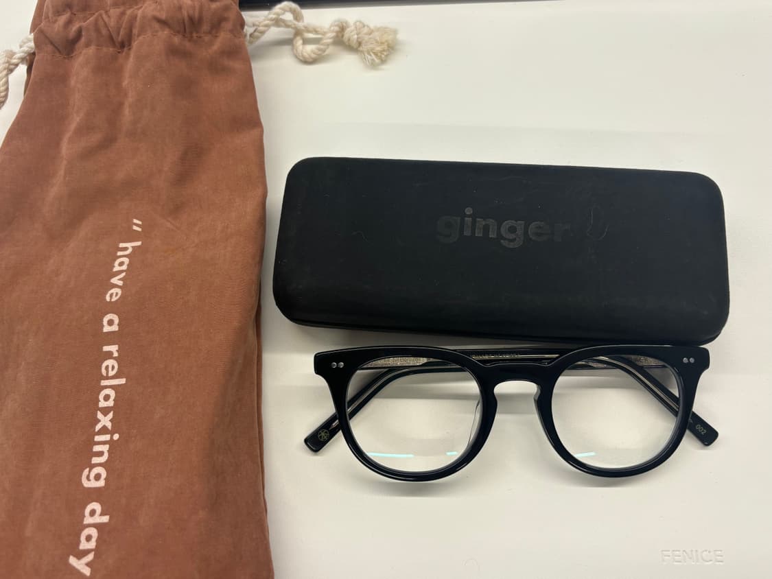 진저아이웨어 안경테 002 블랙 상품이미지1