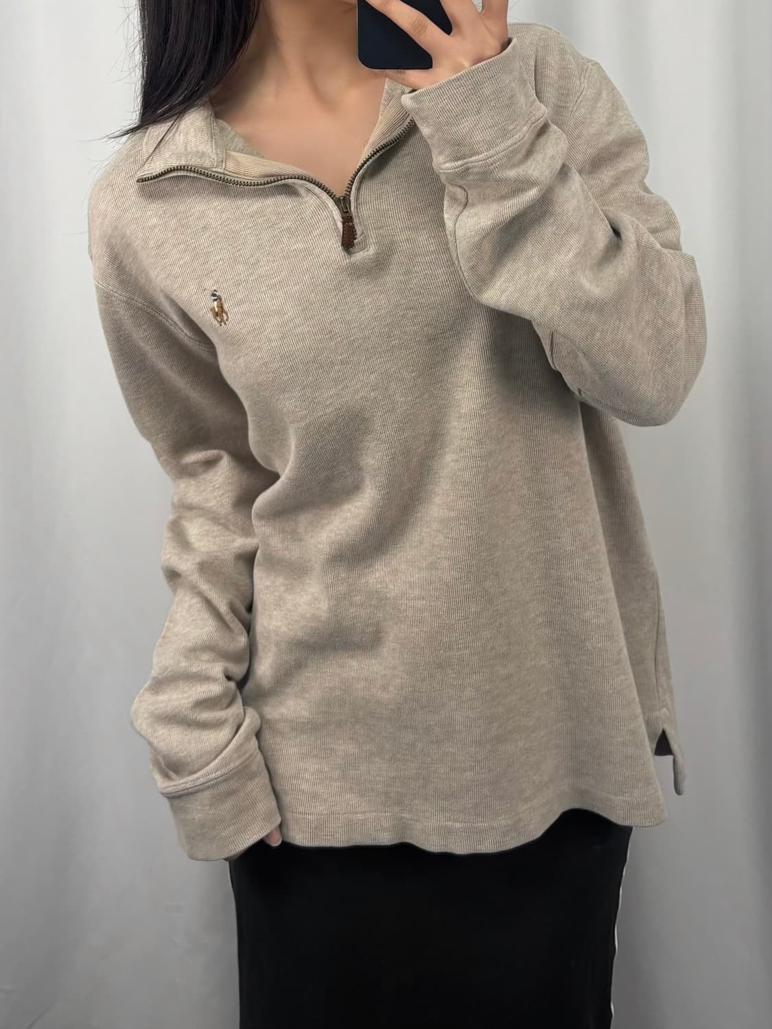 폴로 QR 하프집업 상품이미지2