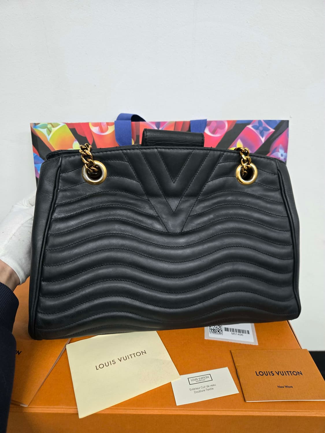 [보증서 정품] 루이비통 뉴 웨이브 체인 숄더백 상품이미지7