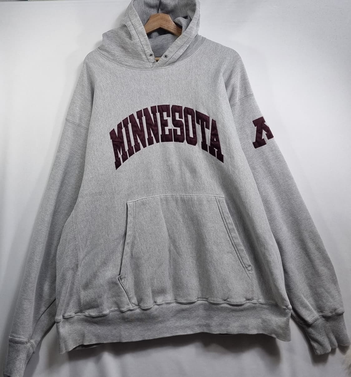 XXL ) 챔피온 프리미엄 리버스위브 미네소타 그레이 후드티 상품이미지1