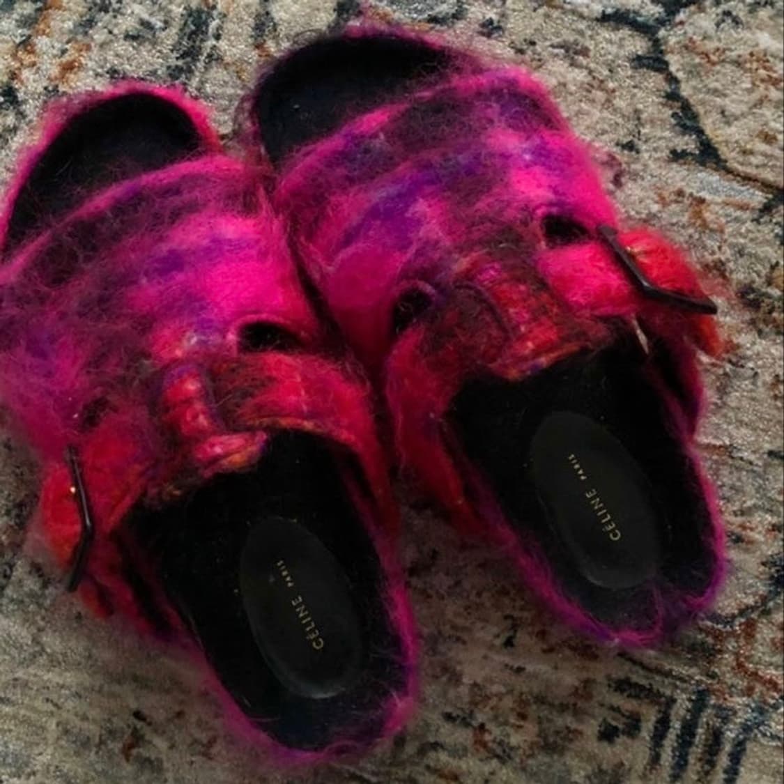 Celine boxy mohair flat sandals 상품이미지3