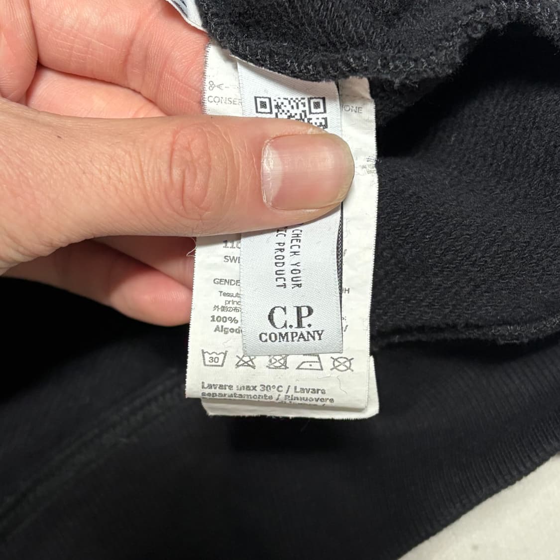 M C.P.컴퍼니 렌즈와펜 블랙 맨투맨 0119 상품이미지5