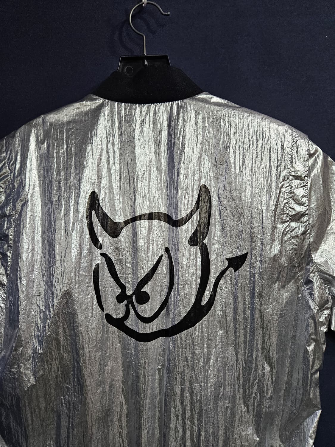 왁 프린팅 실버 남성 100 골프 바람막이 자켓  상품이미지8