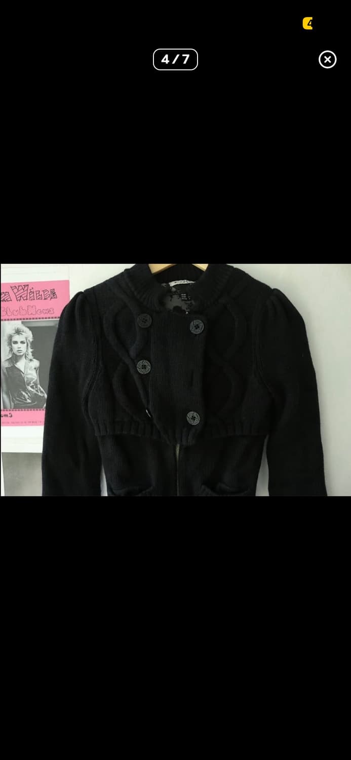 오클리 니트 집업 (단추 빠진것 수선) 상품이미지4