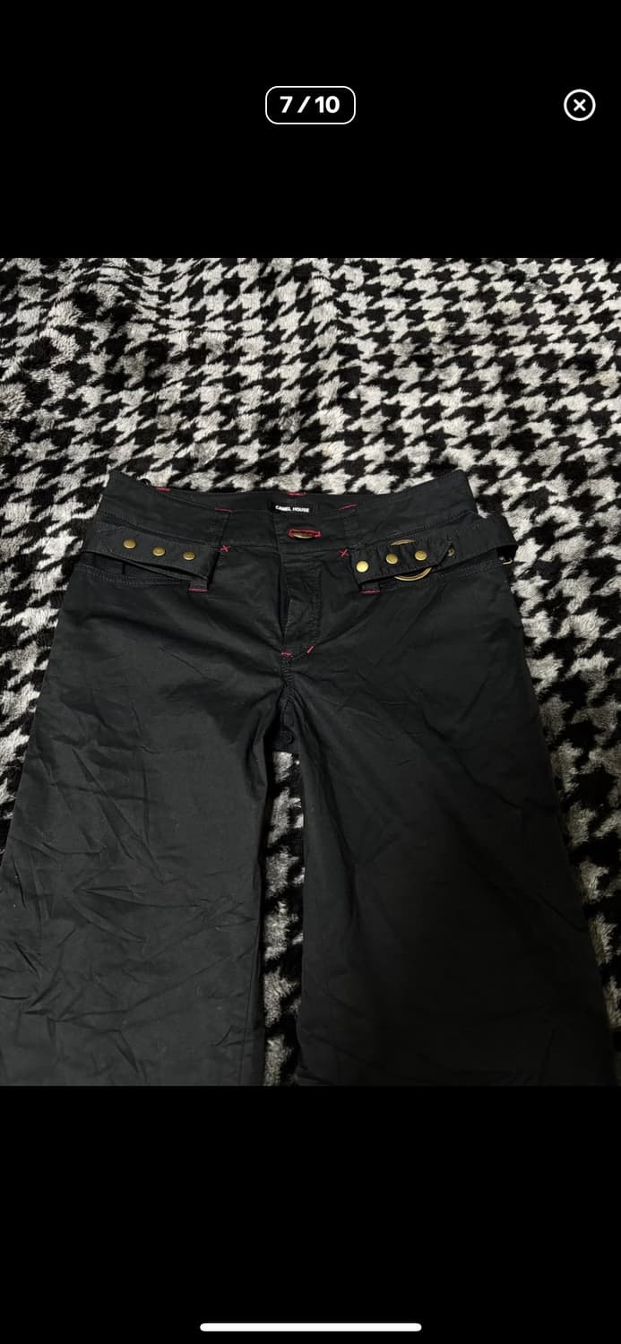 Y2k 벨트 부츠컷 바지 상품이미지7