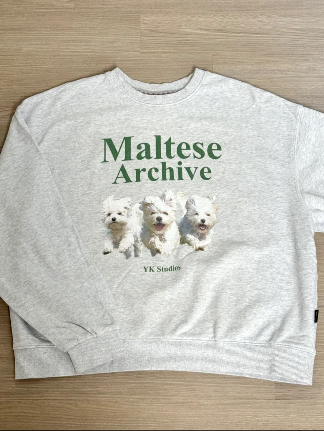 와이케이 말티즈 아카이브 맨투맨 상품이미지1