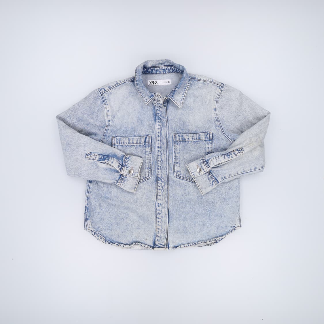 S 자라 여성 데님셔츠 자켓 0220H1 상품이미지1
