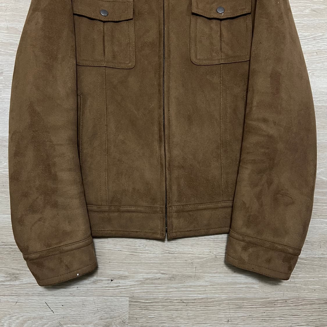 페리고드 에퍼안감 스웨이드 가죽자켓 [브라운] L/100 상품이미지3