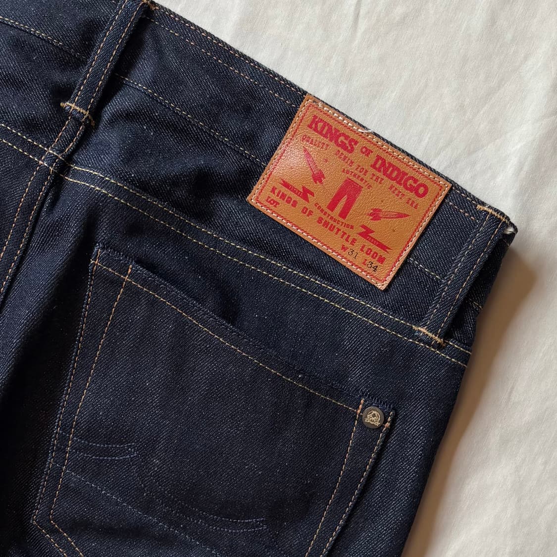 [31] 네덜란드 K.O.I 12.5oz 인디고 셀비지 데님 상품이미지10