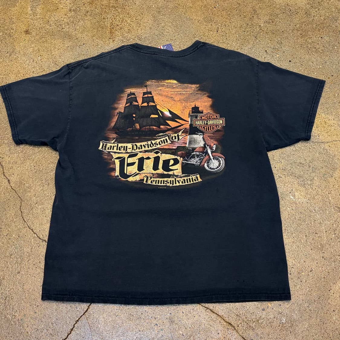 미국 빈티지 할리데이비슨 빅사이즈 반팔티 상품이미지7