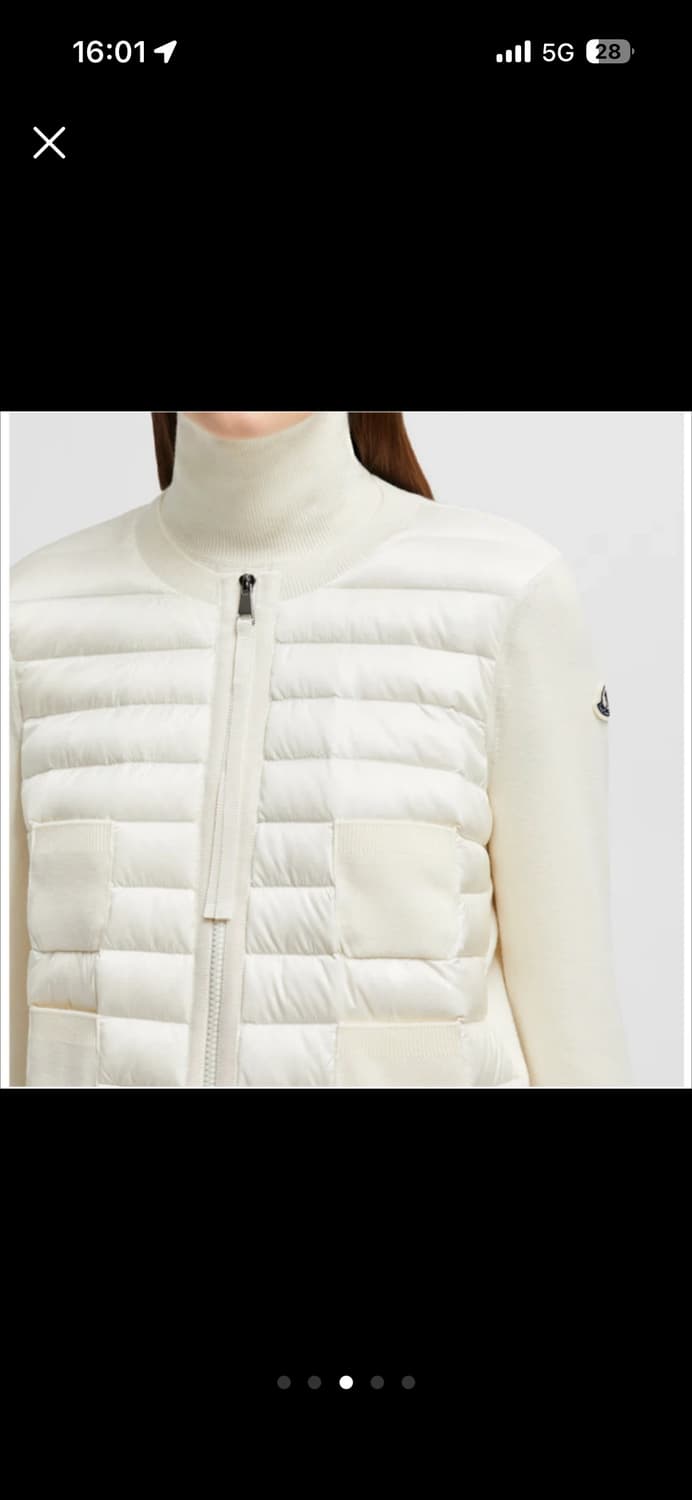 몽클레어 니트 패딩가디건 상품이미지3