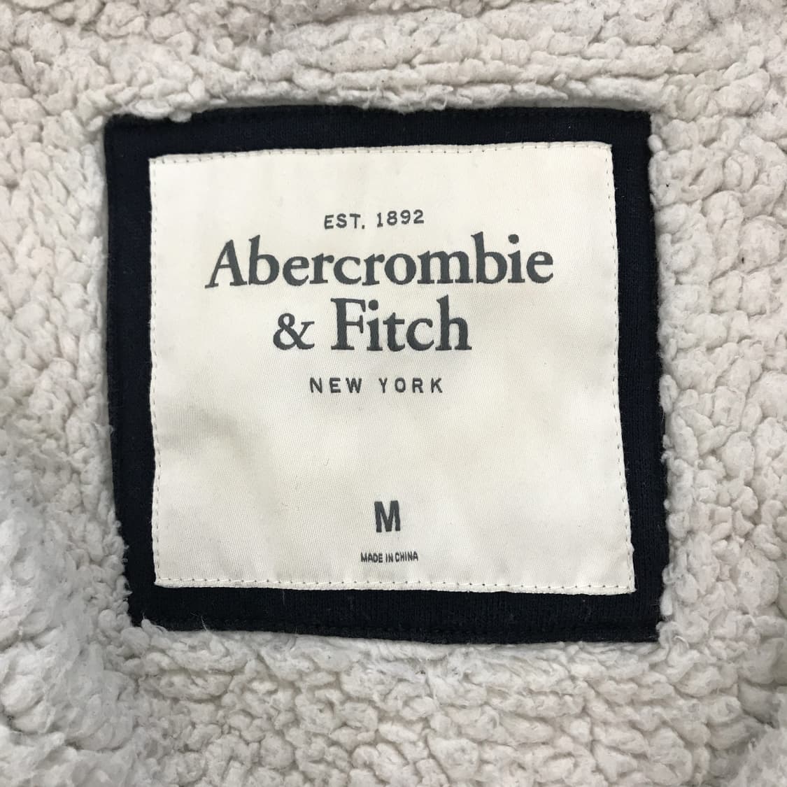 아베크롬비 Y2K 아치로고 양털 후드집업 [M사이즈] 상품이미지5