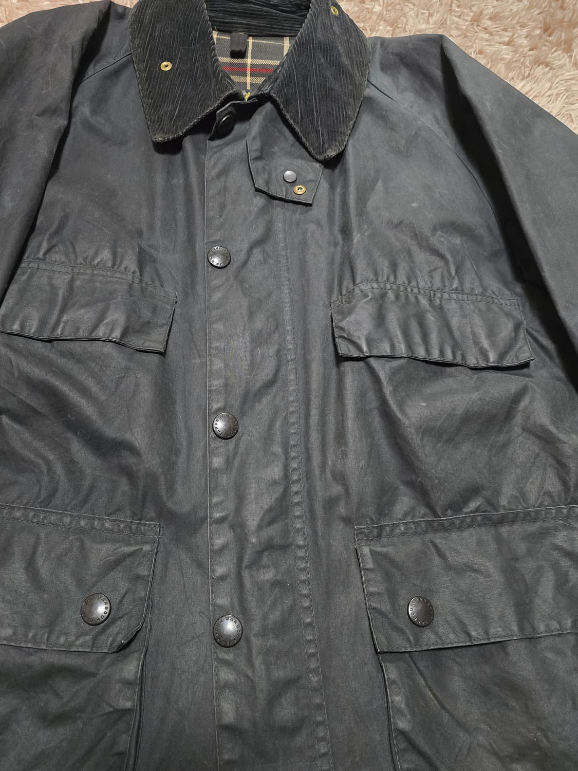 80s 바버 비데일 SL 왁스자켓 상품이미지3