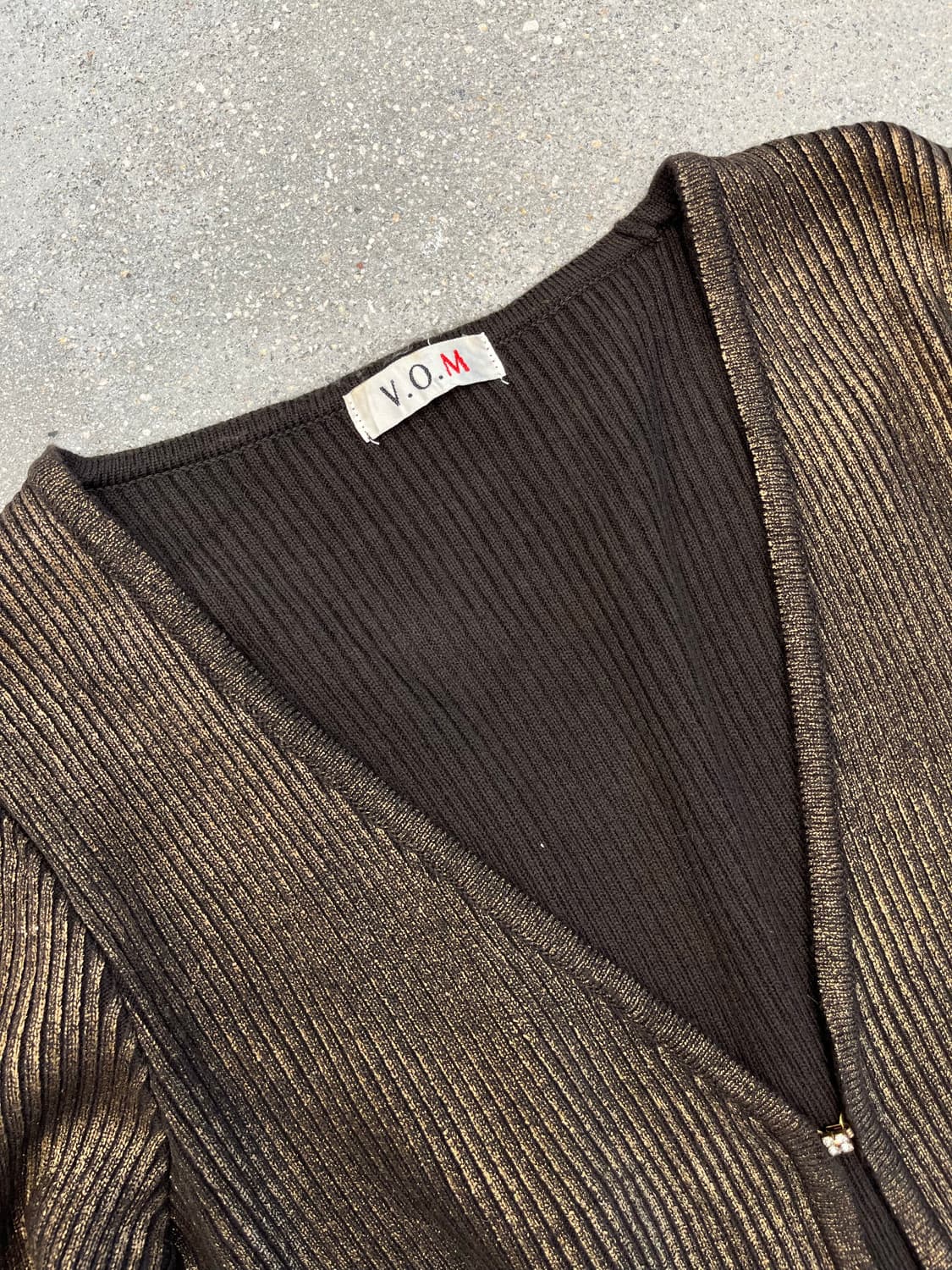 V.O.M 브라운 펄 가디건  상품이미지4