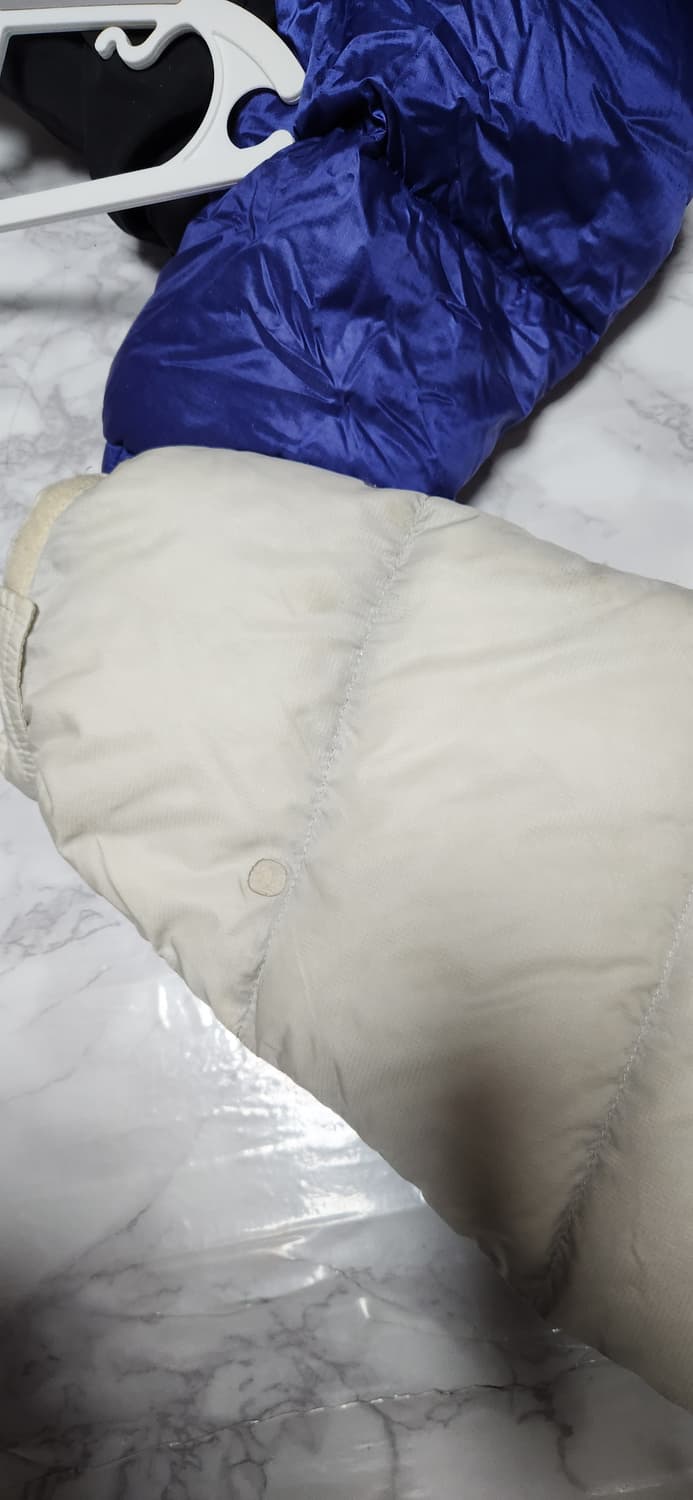 노스페이스 700 눕시 화이트x블랙 패딩 자켓 상품이미지9