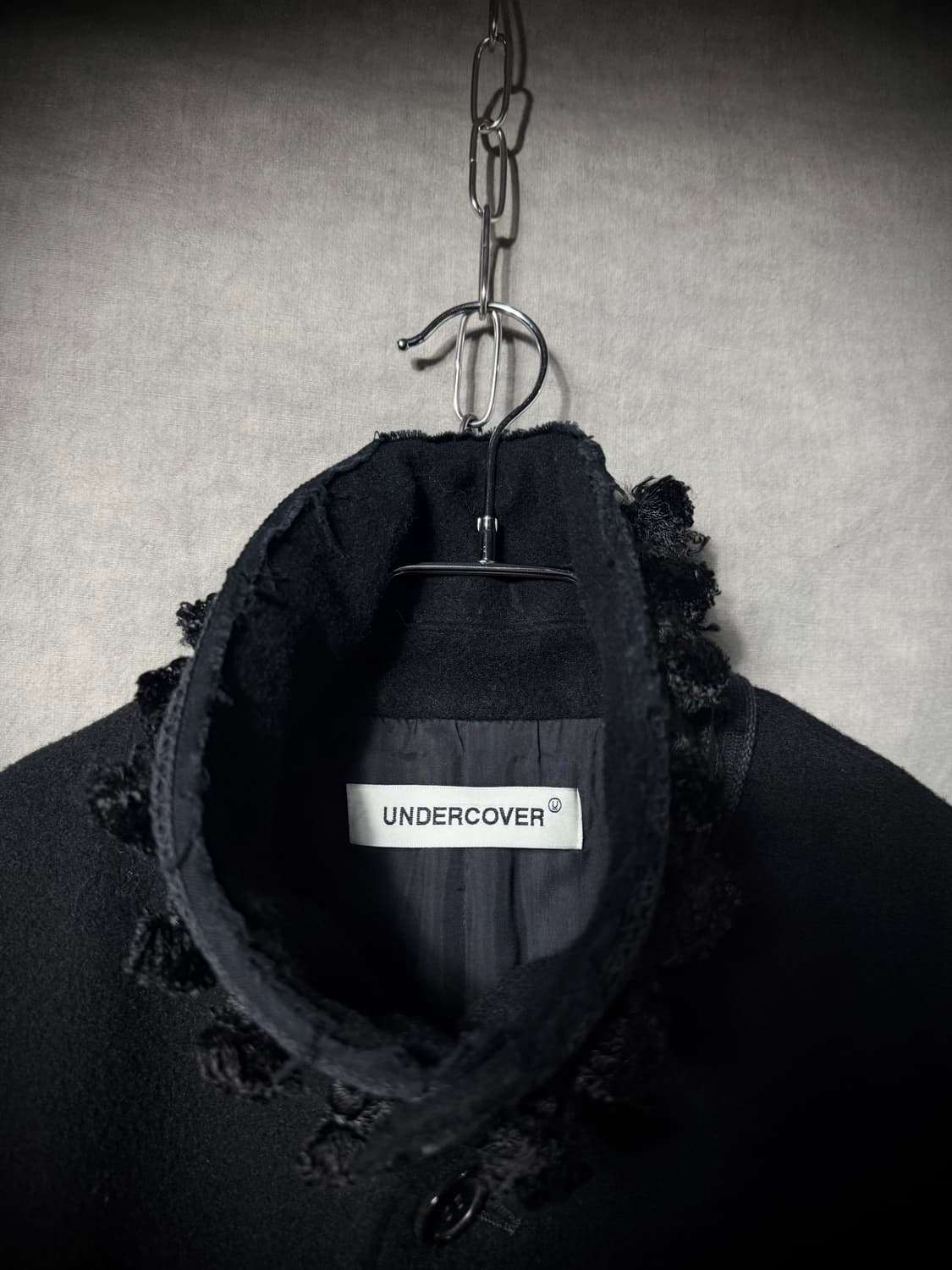 Undercover 23–24AW Lace Collar Wool Coat 상품이미지6