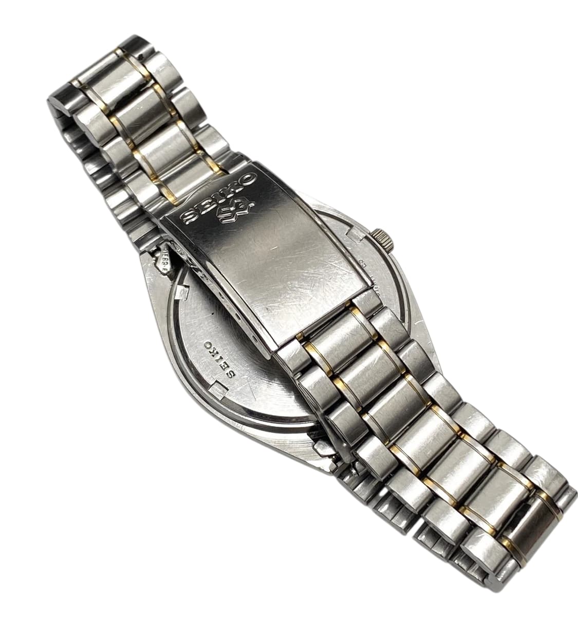 [정품,히든피스] 세이코 금장 소드 핸즈 쿼츠 데이데이트 빈티지 시계 상품이미지4